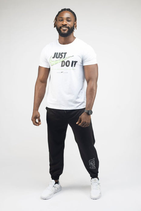 NIKE HOMME SPORT T-SHIRT BLANC.