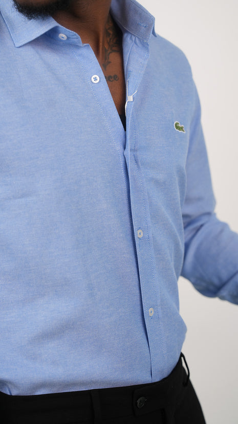 Chemise Bleu Stylé Pour Hommes