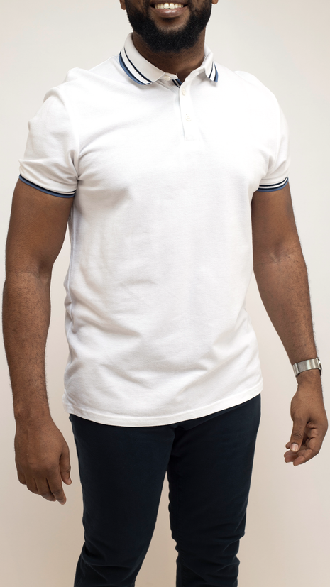 Polo Shirt Blanc Classique pour Homme