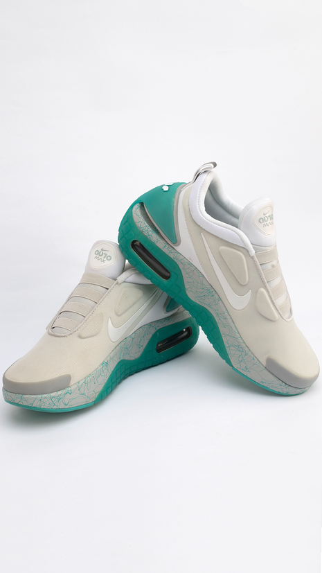 Baskets Air Max Blanche avec Détails en Vert