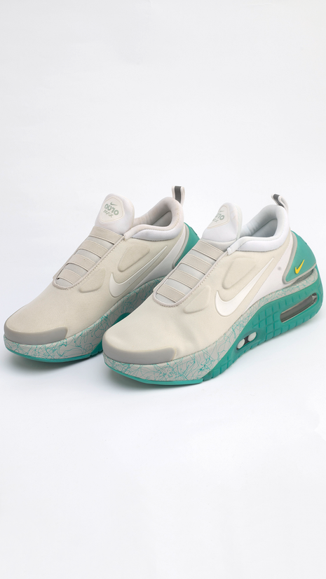 Baskets Air Max Blanche avec Détails en Vert