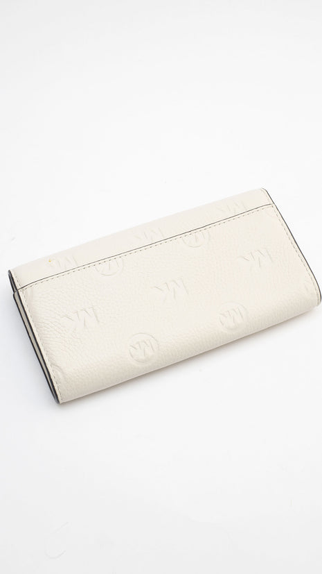 Portefeuille Classique Blanc - Michael Kors