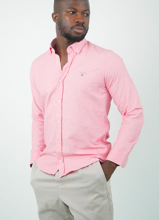 Chemise Casual Rose Pâle GANT