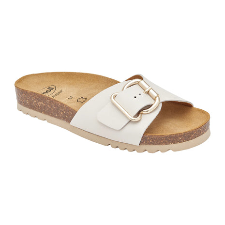 Mule Scholl  blanc casse copper estelle.