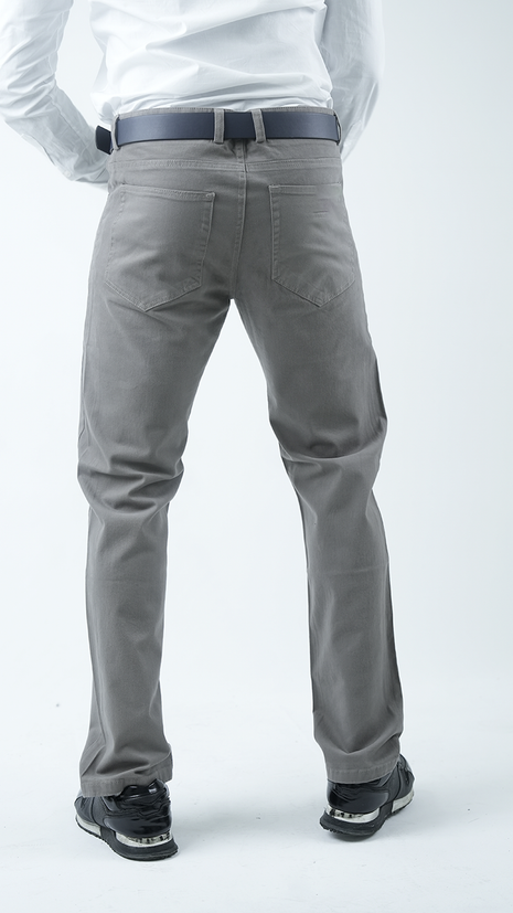 Pantalon Chino Gris Taupe