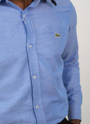 Chemise Lacoste Bleu Ciel pour Homme