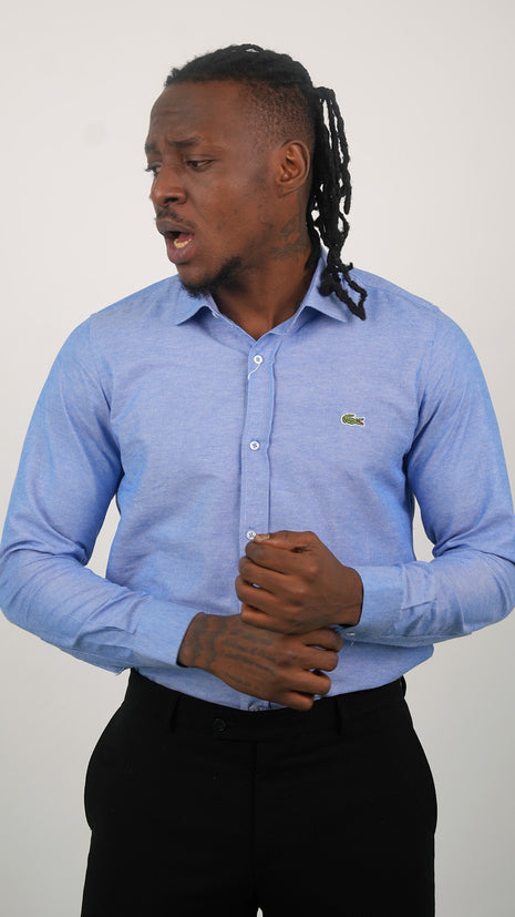 Chemise Lacoste Bleu Ciel pour Homme