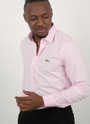 Chemise Rose Style Classique Lacoste