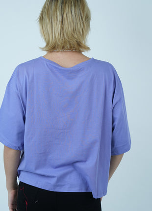 T-shirt Oversize Lavande 'UP!'