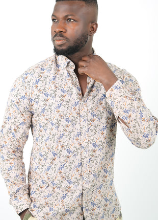 Chemise Floral Stylé Pour Hommes