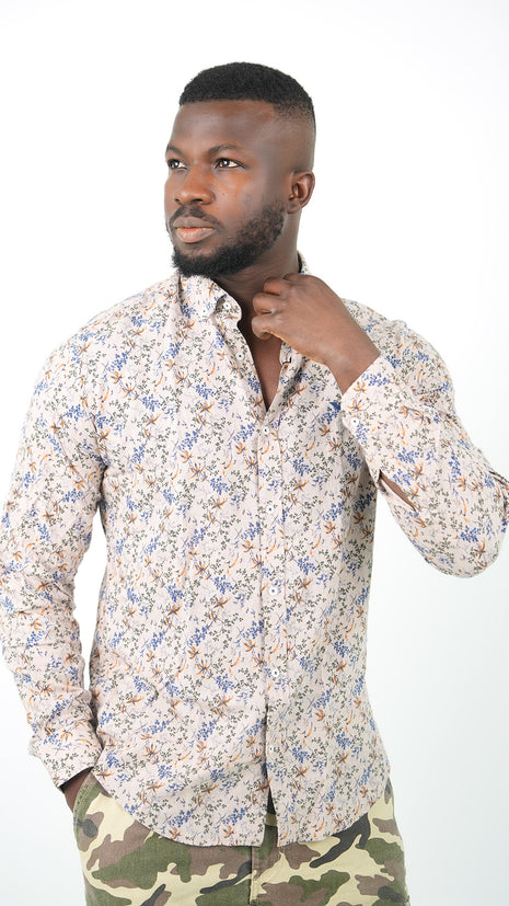 Chemise Floral Stylé Pour Hommes