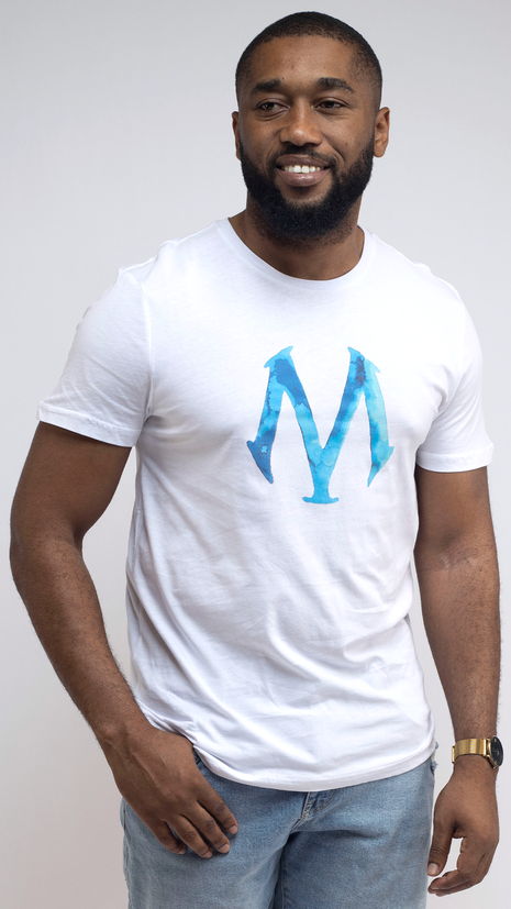 T-Shirt Blanc Avec Logo Mavi Imprimé