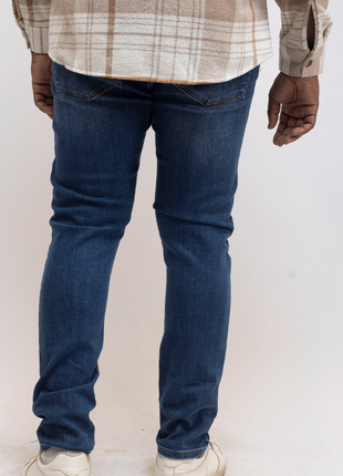 Jean Skinny Fit Bleu pour Homme