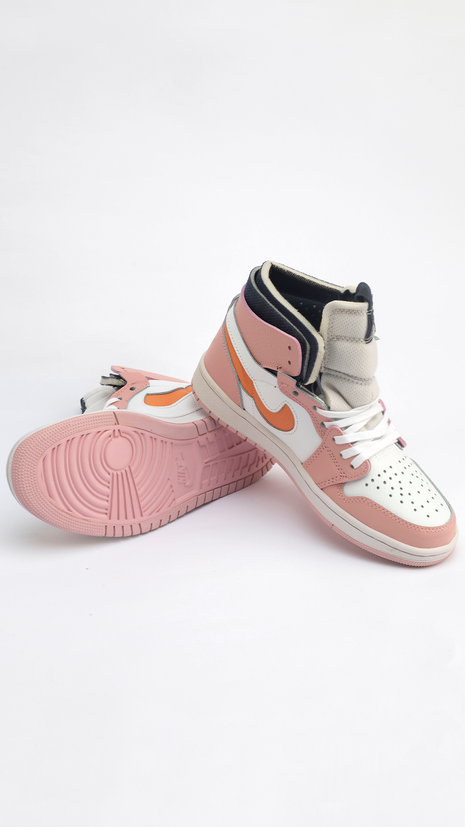 Nike Air Jordan 1 - Rose et Orange