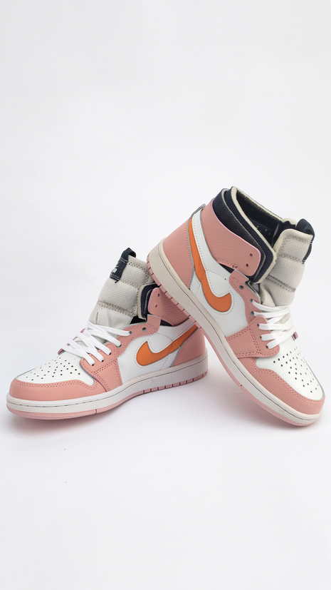 Nike Air Jordan 1 - Rose et Orange