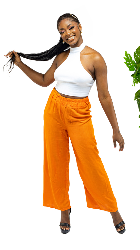 Pantalon en Tissu pour Femmes Modepanier