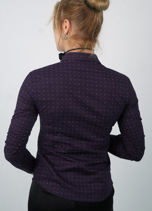 Chemise Gucci Élégante à Motifs Discrets-Violet