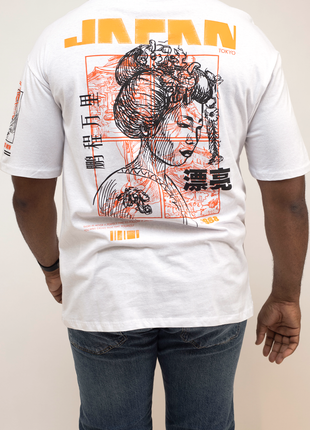 T-Shirt Imprimé Japon pour Homme