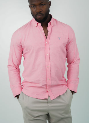 Chemise Casual Rose Pâle GANT