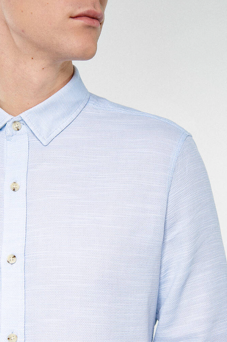 Chemise MAVI Élégante en Coton Bleu