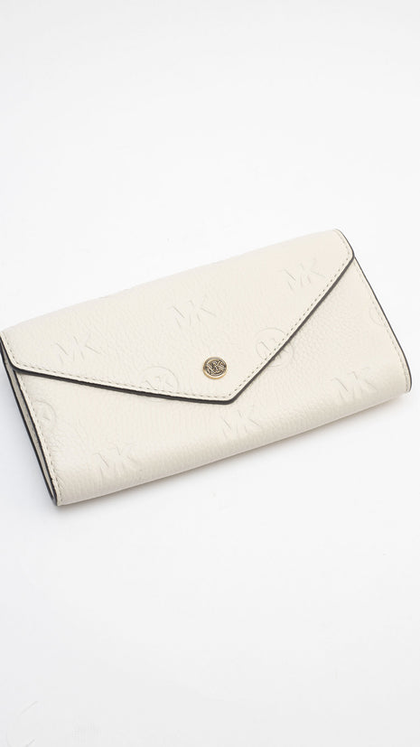 Portefeuille Classique Blanc - Michael Kors