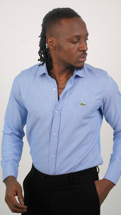 Chemise Bleu Stylé Pour Hommes